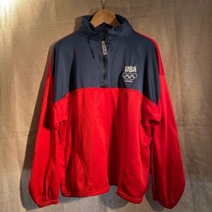 London 2012 Team USA Olympics Pullover Half-Zip Sweater XL